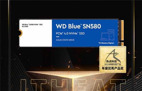 429元起西部数据WDBlueSN5000SSD开售：最高可选4TB(西部数据wd5000lplx)